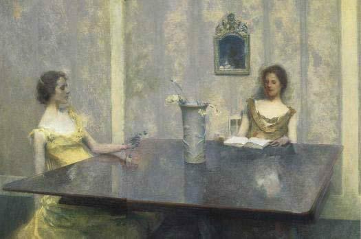 Thomas Dewing Canvas Paintings